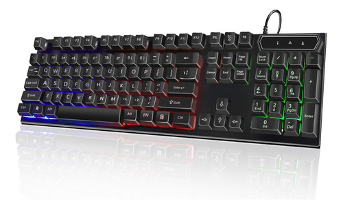 Teclado Mecánico K500 Gamer Profesional Alta Alambrico Rgb