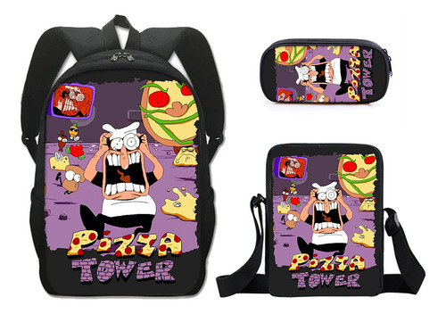 Nueva Mochila Con Bandolera, Bolsa, Torre, Pizza, Torre, De