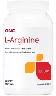 Gnc L Arginina L Arginine De 1000mg Y 90 Tabletas De Eeuu