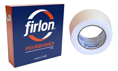 Kit 10 Unidades Fita Veda Rosca 18mm X 50mt Firlon