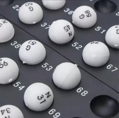 Bingo Profissional Metam 75 Bolas Fichas Globo