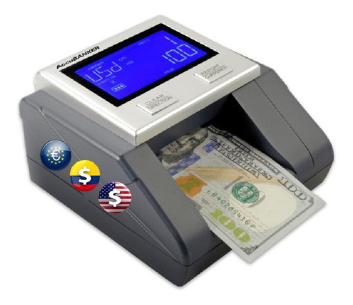 Imagen 1 de 5 de Detector De Dolares Portatil Accubanker D585 (dl/eu/peso Col