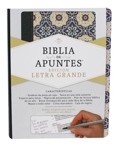 Biblia De Apuntes Rvr60 Letra Grande Tapa Dura Impresa  