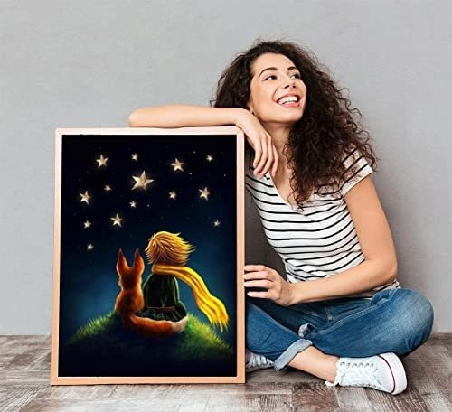 Imagen 4 de 7 de Pintura De Diamantes 5d Diseño Principito