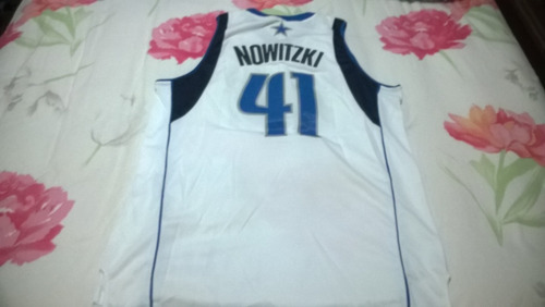 Camisa De Basquete Dallas Mavericks 41 Dirk Nowitski