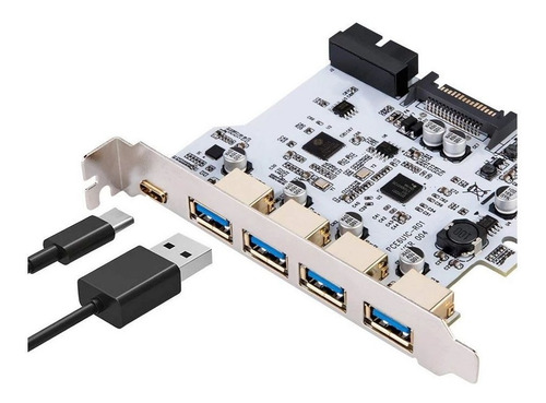 Tarjeta Pci-e Usb 3,0 Tipo C, Controlador Pci Express Pci-e 