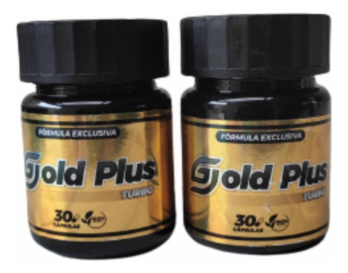 Gold Plus Turbo Original 2 Potes Com 30 Cps Cada