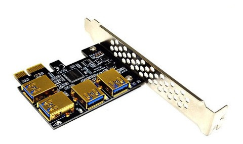 Imagem 2 de 2 de Kit Multiplicador Riser Card Pci-e 009s Plus