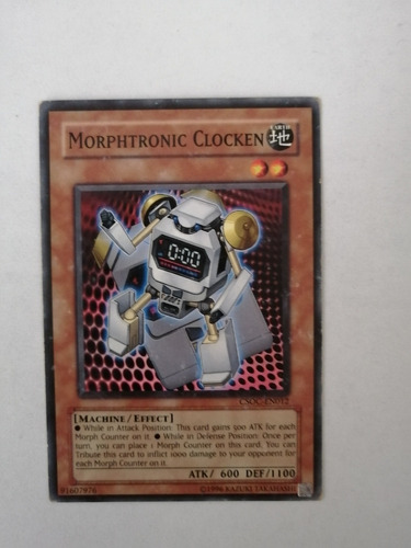 Morphtronic Clocken Yu-gi-oh! 