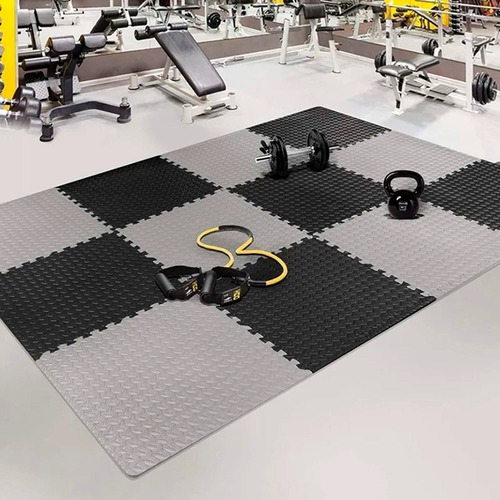 Imagen 6 de 10 de Piso Goma Eva Tatami Encastrable Doble Color 1x1 M 2cm