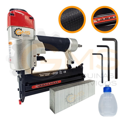 Pinador Pneumático P/ Pinos F + Brinde Pino F15 Cx C/ 5.000