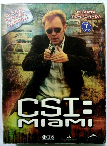 Csi Miami Cuarta Temporada 4 Dvd Original 7 Discos