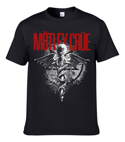 Playera Mötley Crüe, 100% Algodón