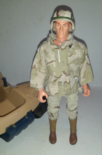 Gi Joe Figura 12 Con Vehiculo Buggy Hasbro 1996 (Usado)