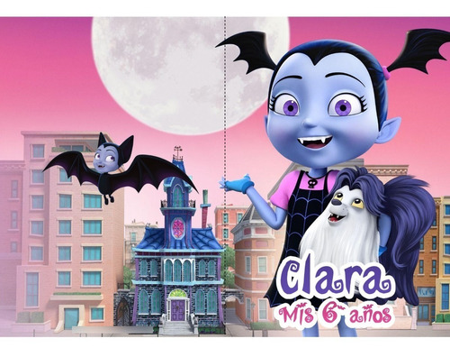 Libritos Para Pintar Vampirina + Lapices X 10