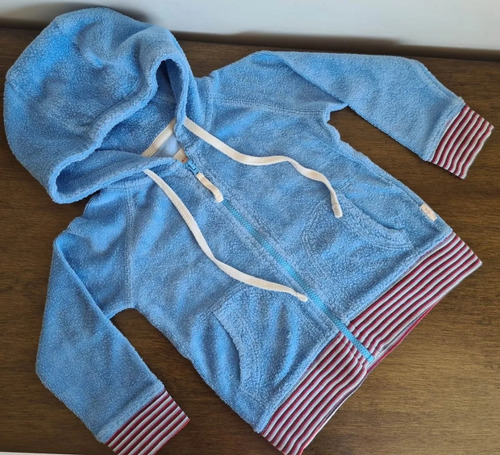 Campera Buzo Canguro De Toalla Little Akiabara T.18 Meses.