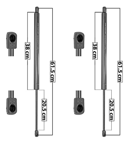 Par Amortiguadores 5ta Puerta Spart Ford Aerostar 86-97