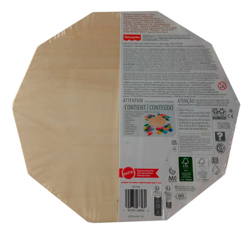 Rompecabezas Madera Fisher Price Geométrico Mandala