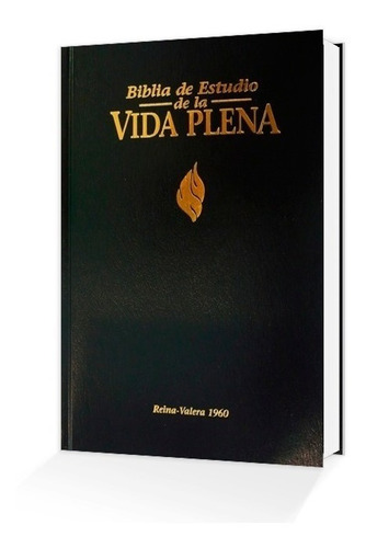 Biblia De Estudio Vida Plena Rvr1960 Tapa Dura Negra