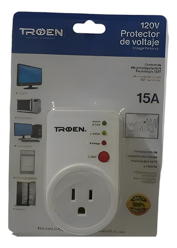 Protector De Voltaje Troen 120v 15a Mayor Y Detal Oferta 