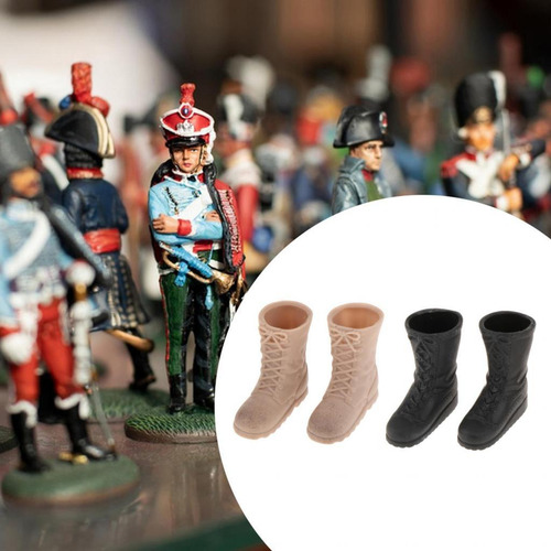 5 Botas De Figura A Escala 1/6, Minibotas Informales Para