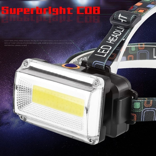 Linterna Frontal Recargable Potente Faro Led 10000lm 3 Modos