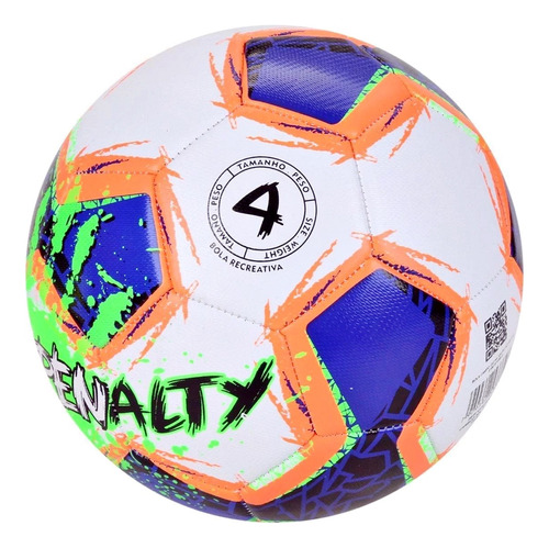 Bola Penalty Futebol De Campo Infantil Giz 2021 Cor Branco