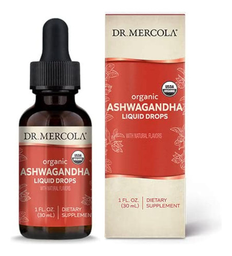 Dr. Mercola Gotas Organicas De Ashwagandha Con Sabores Natur