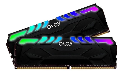 Memoria Ram Oloy 32gb (2x16gb) Ddr4 3200mhz Rgb - Black