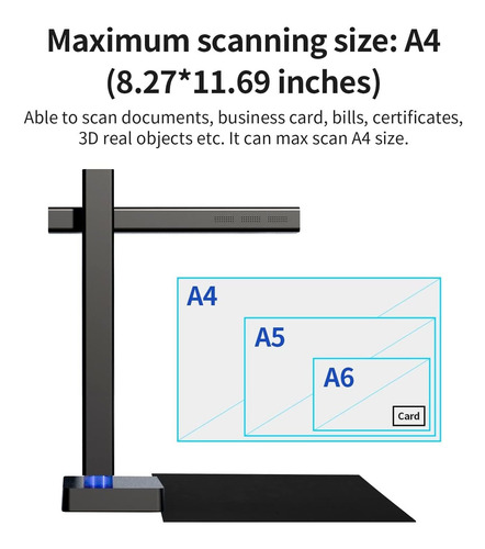 Czur Shine800 Cámara De Documentos, Escáner De Documentos Po