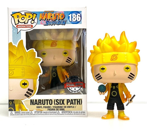Figura Funko Pop!: Naruto Six Path Exclusive Glows (186)