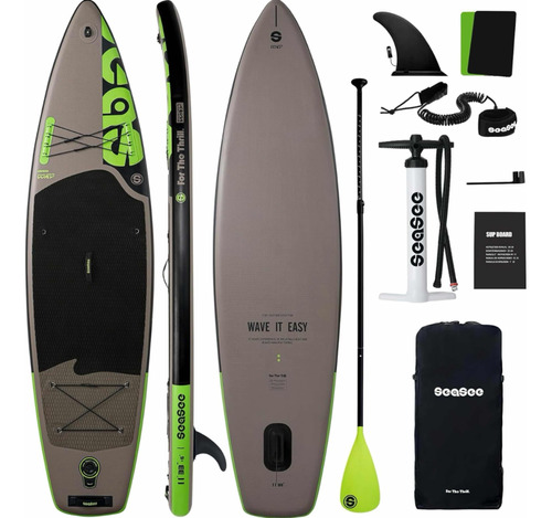 Tabla Inflable De Stand Up Paddle 11 Pies Con Accesorios.
