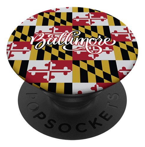 Baltimore Maryland Flag - Soporte Y Agarre Para Telefonos Y