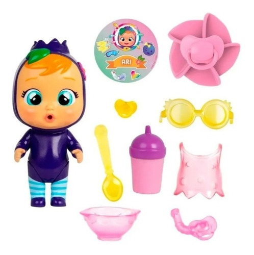 Imagen 2 de 6 de Muñeca Cry Babies Magic Tears Tutti Frutti 979780