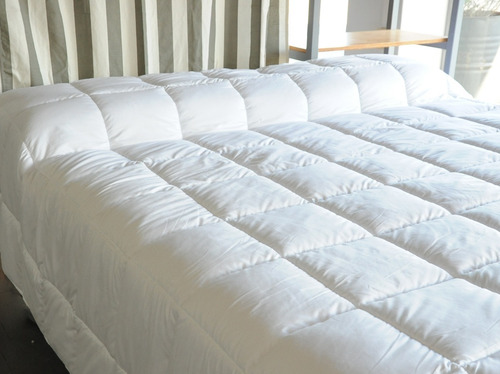 Imagen 1 de 3 de Edredon Acolchado 1 Plaza 1/2 Excelente Calidad Efecto Duvet