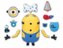Minion Carl. Figura Arma Minion. Mi Villano Favorito.