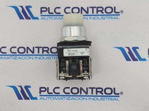 Allen Bradley 800t-qt24w Boton Pulsador Iluminado 