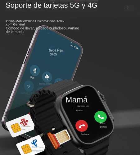 Jing Reloj Inteligente Cd - S9 Cámara De Extracción 5g