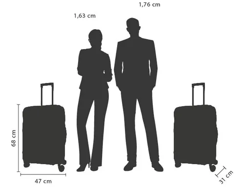 Maleta De Viaje Samsonite Octolite Mediana Rojo