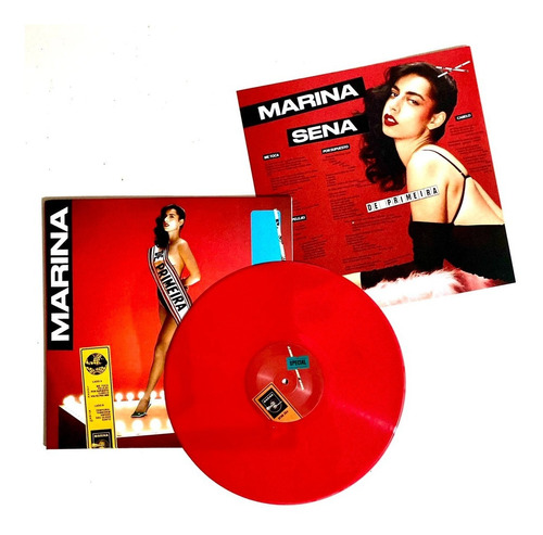 Lp Marina Sena - De Primeira Edição Noize + Revista