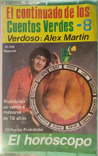 Cassette De Alex Martín Verdoso Cuentos Verdes N°8 (541