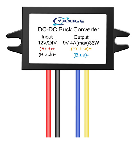 Convertidor Dc-dc 12v 24v A 9v 4a 36w Reduccion De Voltaje C