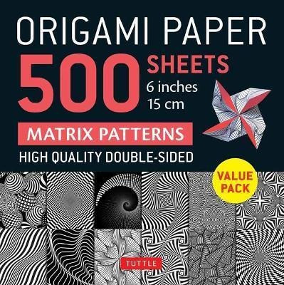 Libro Origami Paper 500 Sheets Matrix Patterns 6 (15 Cm) ...