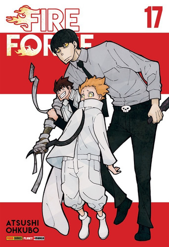 Fire Force Vol. 17, de Ohkubo, Atsushi. Editora Panini Brasil LTDA, capa mole em português, 2021
