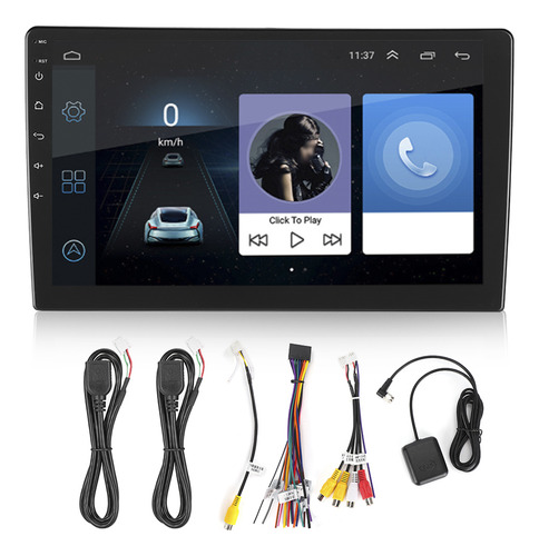 Reproductor Estéreo Para Coche, 10 Pulgadas, 1din, Gps, 1080