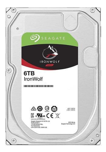 Disco Duro Interno Seagate Ironwolf St6000vn001 6tb