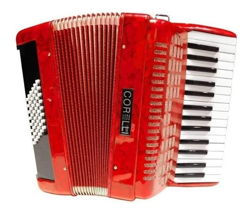 Corelli Jh2014 Acordeon A Piano 30 Teclas 48 Bajos Con Funda