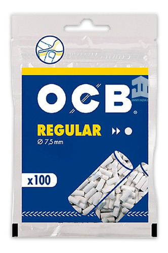 Filtro Ocb Regular Pack De 10 /ambienteyaromas