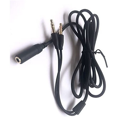 Cable De Audio Divisor De Auriculares Y Micrófono Separado P