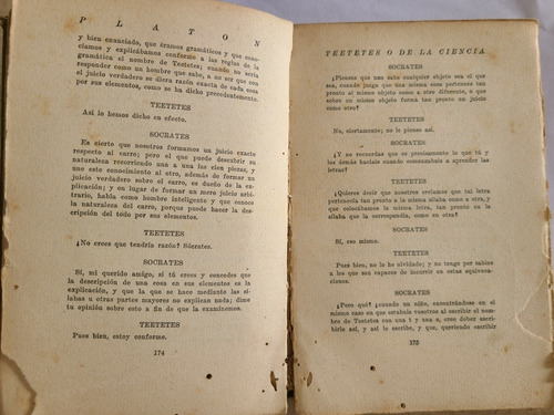 Platon Diálogos Tomo 3 Unam 1922 (Reacondicionado)